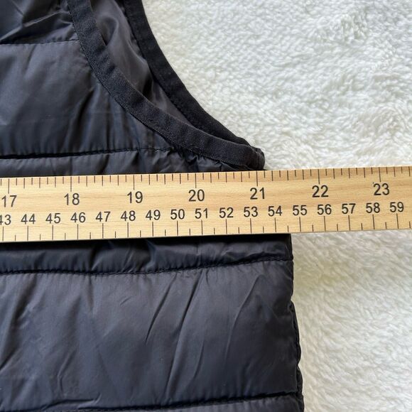 XERSION Packable Puffer Vest Mens Medium -Excellent Shape Full Zip Black - Picture 4 of 8